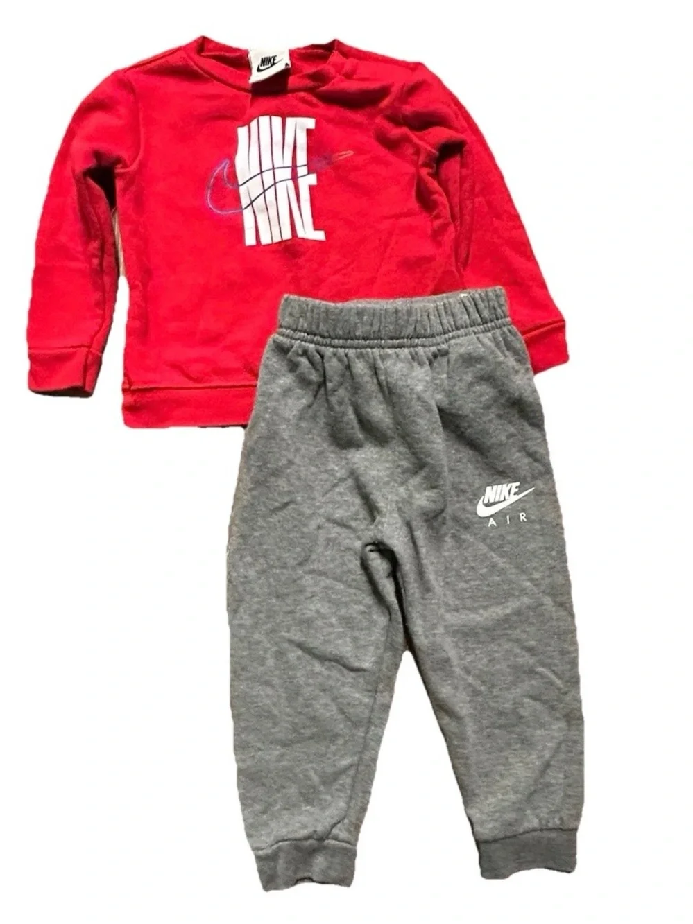 Toddler Boy Nike Sets Sweatshirt Sweatpants Just Do It Size 18-24 Months - Picture 2 of 4